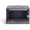 DIGITUS SOHO Pro DN-49203-SET 19" 7U conjunto de rede para montagem na parede com acessórios, 540 x 400 mm, preto
