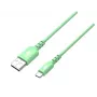 Cabo USB-C TB 1m verde; AKTBXKUCMISI10Z