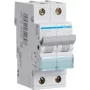 Hager MCN216. Número de polos: 2P. Frequência de rede: 50/60 Hz, corrente nominal de saída: 16 A. Largura: 35 mm, profundidade: 70 mm, altura: 83 mm (MCN216)