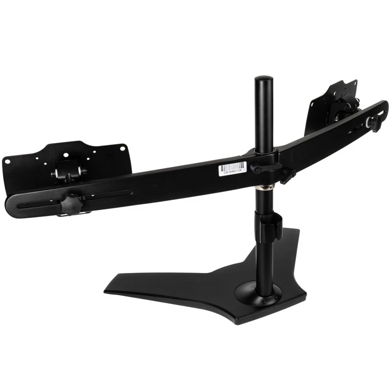 SilverStone SST-ARM23BS-L - Suporte para dois monitores - preto