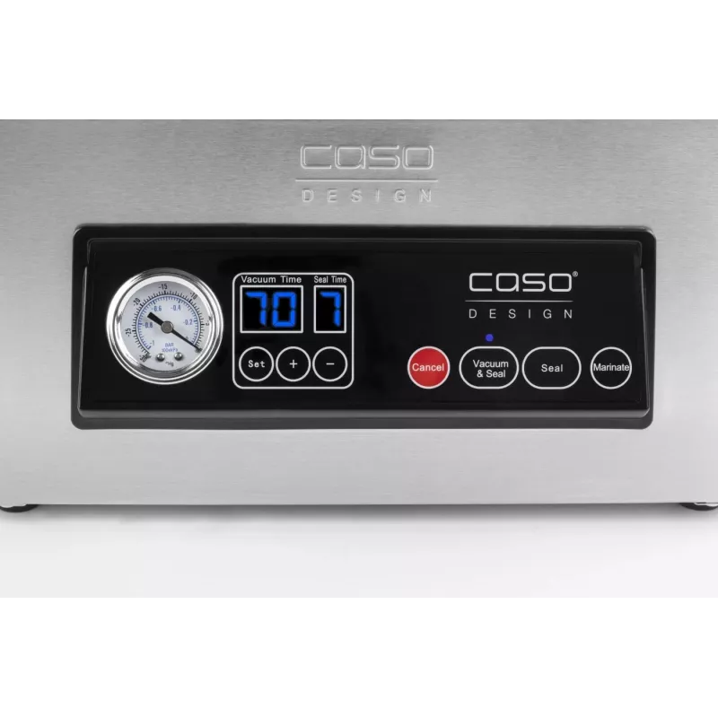 Máquina de vácuo Caso VacuChef 70 Power 350 W Aço inoxidável — Máquina de embalagem a vácuo