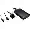 Conjunto de ventoinhas ARGB Inter-Tech Argus RS-14 140mm Pack de 3 Preto