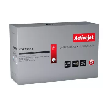 Toner Activejet ATH-250NX (substituto do HP 504X CE250X, Canon CRG-723HB; Supreme; 10500 páginas; preto)