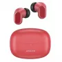 Auscultadores TWS sem fios usams série BH BHUBH03 Bluetooth 5.1, vermelho — In-Ear, estojo de carregamento