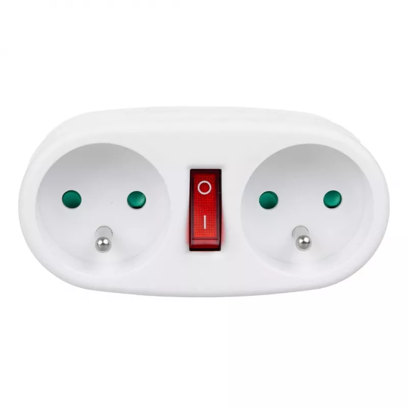 Maclean MCE337E derivador de tomada dupla