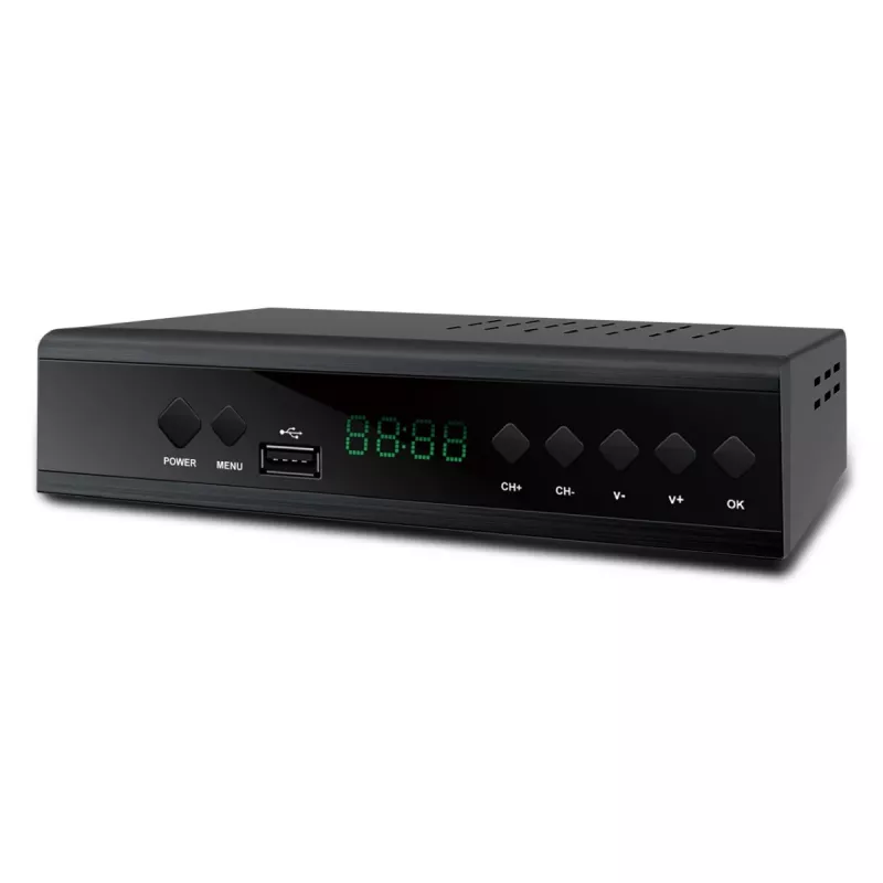 Descodificador de TV digital Extralink Home Tuner DVB-T2 H.265 HEVC FULL HD USB HDMI + telecomando