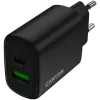 Carregador CANYON OnCharge 250 25W 1xPD 1xQC EU Preto