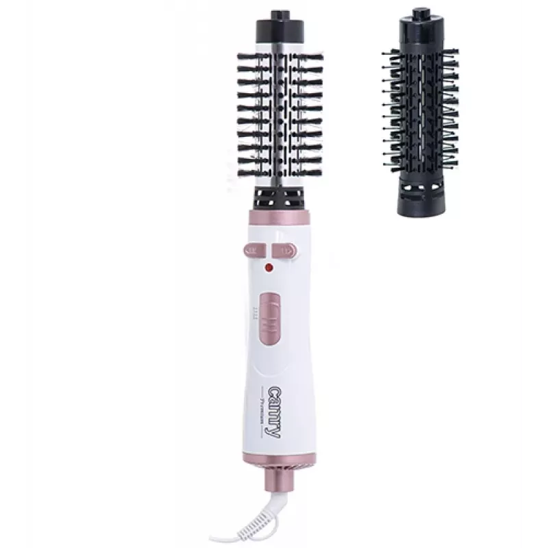 Conjunto de styling de cabelo Camry CR 2021 — modelador a vapor, 1000 W, 3 níveis de calor, cinzento/azul/preto