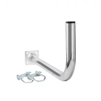 Suporte de corrimão de varanda Extralink L600 com abraçadeiras em U M8 aço inoxidável 16 kg