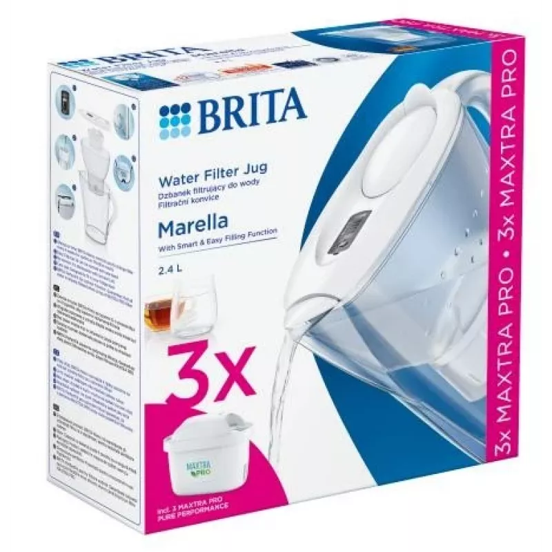 Brita Marella+3 cartuchos PRO branco 2,4 branco