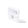 Tomada de parede Lanview LKS835 45x45 mm 1 porta Ethernet