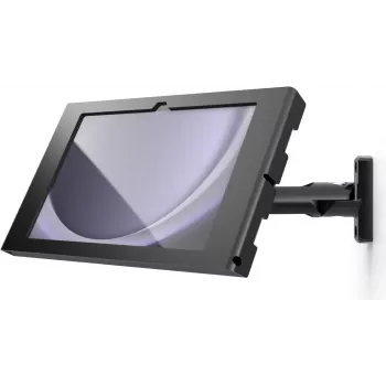 Compulocks Galaxy Tab S9/S9FE 10.9 Apex Enclosure Swing Wall Mount Black - Kit de montagem - braço articulado, câmara frontal/traseira e sensores expostos -