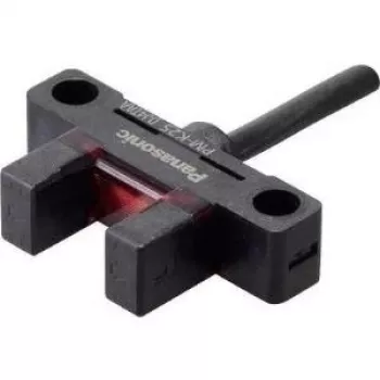 Sensor fotoeletrico de garfo Panasonic PM-K25-P, tipo K, 5–24 V DC, comutação clara e escura