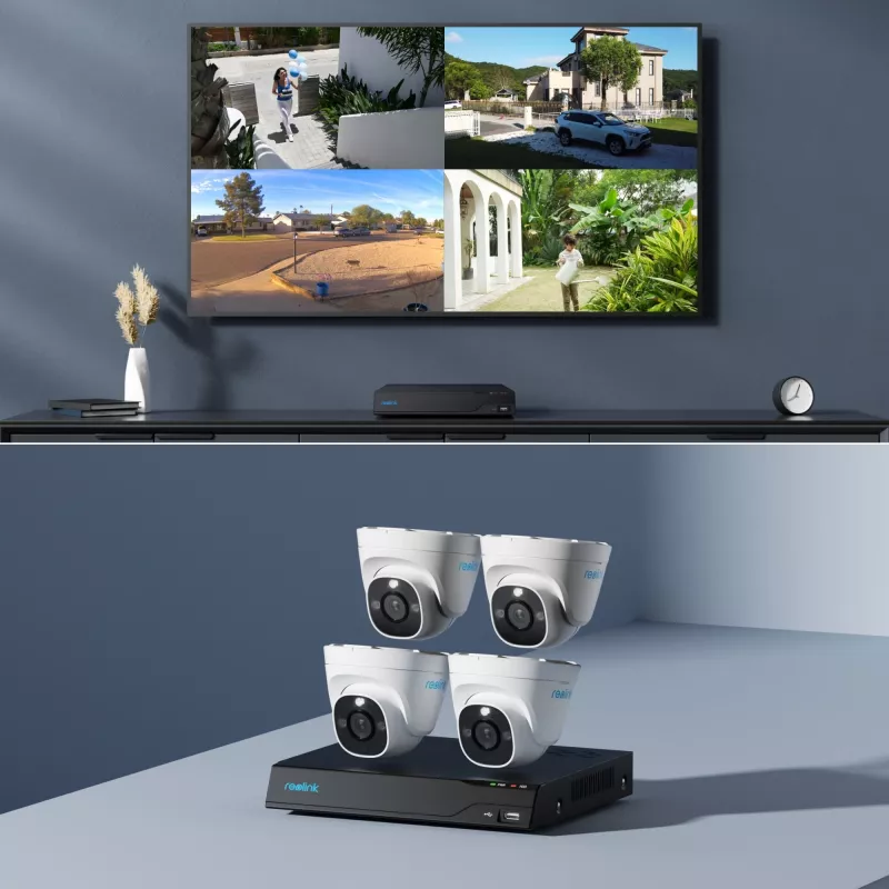 Kit de videovigilância Reolink NVS8-8MD4 com fios 8 canais (PS4KD01-8)