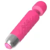 Massageador de clítoris Erolab Wand-M MFN01r rosa — bastão massajador compacto estilo varinha mágica