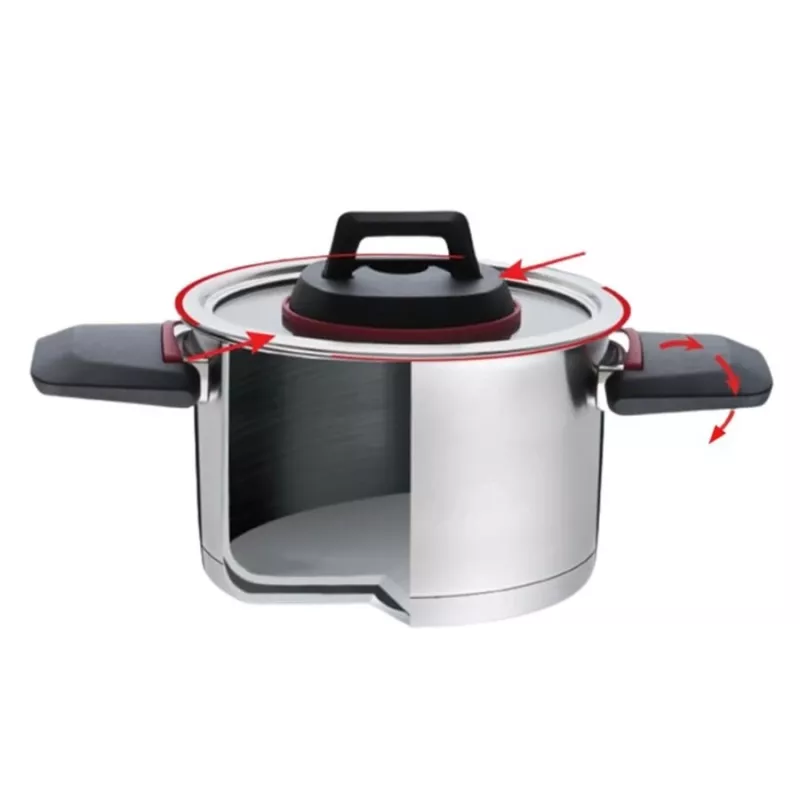 Panela Maestro MR-3530-18 com pegas rebatíveis 2,3 l