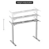 Estrutura de mesa de altura ajustável Up Up Bjorn, cinzento