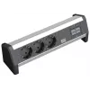 Distribuidor de energia Bachmann Desk 1 3 tomadas AC preto