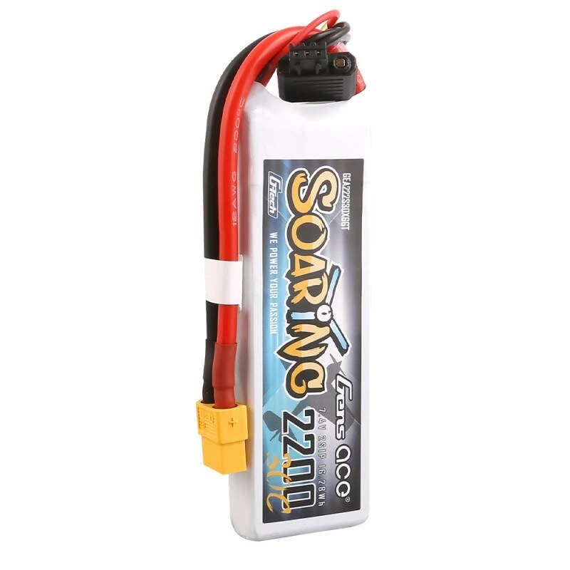 Bateria Gens Ace G-Tech Soaring 2200mAh 7.4V 30C 2S1P XT60