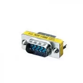 Adaptador serial RS232 DB9 Equip adaptador ficha macho para ficha macho, DB-9, DB-9, prateado