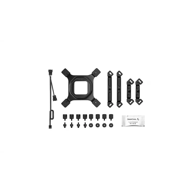 Arrefecedor de processador DeepCool AG620 BK ARGB 12 cm Preto, Branco 1 unid.