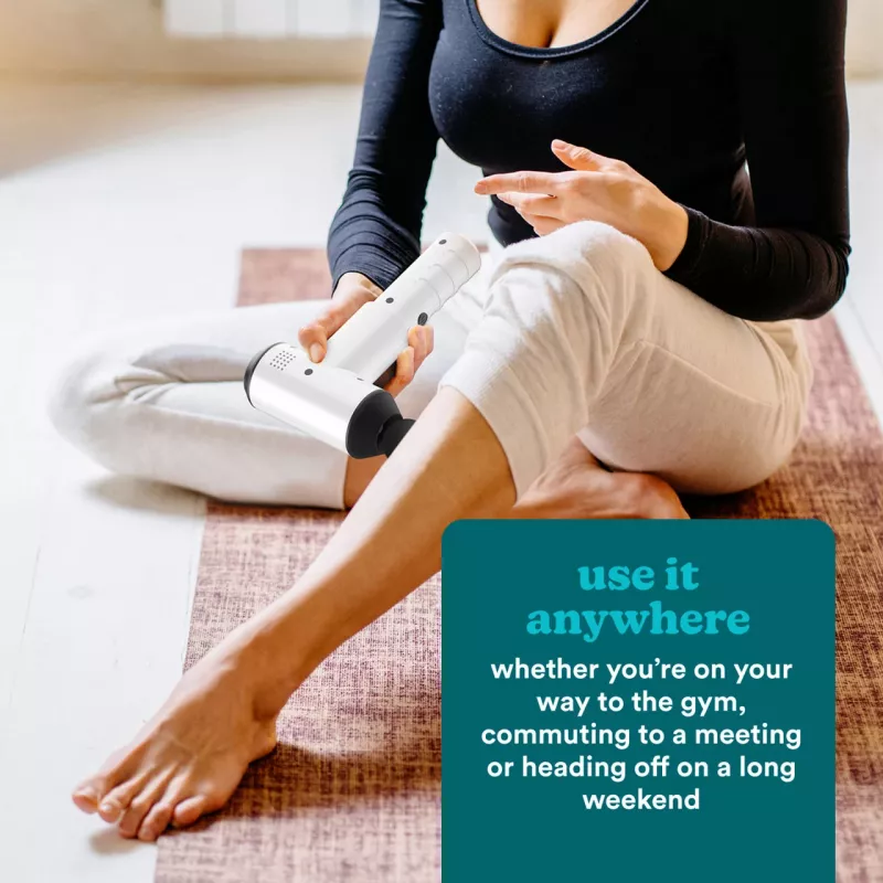 Pistola de massagem de percussão HoMedics PGM-150-EU — dispositivo portátil de terapia de percussão