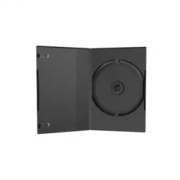 MediaRange - Caixa fina para DVD - Capacidade: 1 CD, 1 DVD - pack de 50 - preto (BOX13-M)
