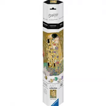 Conjunto de pintura por números Ravensburger CreArt ART Collection — O Beijo (Klimt) 23916, conjunto de tela