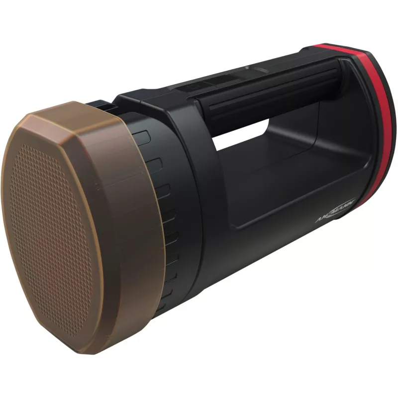 Ansmann HS20R Pro 1600-0223 projetor LED portátil de mão 20 W, IP20, 3 lâmpadas, preto/vermelho