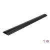 Calha para cabos DeLOCK 50 x 12 mm autoadesiva preta 1 m