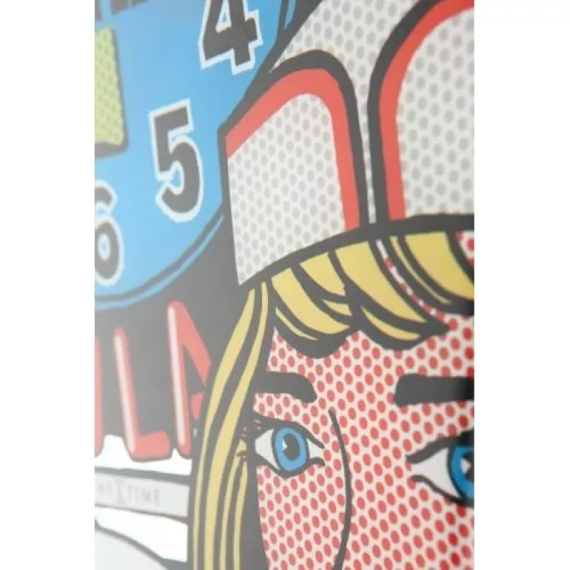 Relógio de parede NeXtime 8167 Delux Diner, 43x43 cm, multicolor