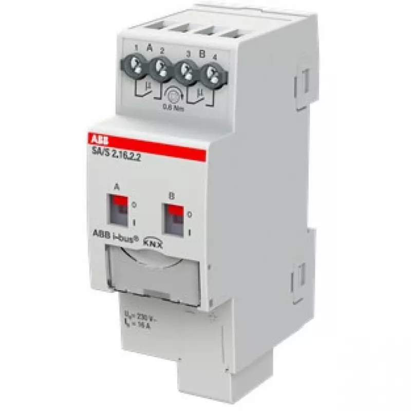 ABB Stotz S&J atuador de comutação 2 vias, 16A, REG SA/S2.16.2.2 (2CDG110261R0011)