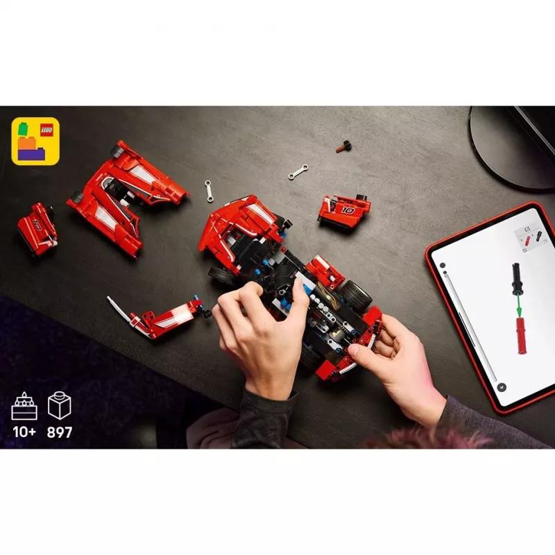 LEGO Technic Ferrari FXX K modelo à escala 1:10, 897 peças, a partir dos 10 anos