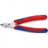 Knipex Super-Knips 78 23 125 Alicate de corte lateral para eletrónica e mecânica de precisão sem bisel 125 mm