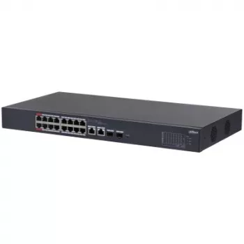 Dahua Technology DH-CS4218-16ET-240 switch de rede gerido L2 Gigabit Ethernet (10/100/1000) Power over Ethernet (PoE) preto