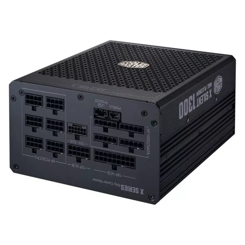 Fonte de alimentação Cooler Master X Silent MAX Platinum 1300W – fonte ATX, potência de saída 1300W, eficiência Platinum