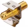 Acoplamento keystone ROLINE RCA blindado metal amarelo (26.11.0396)