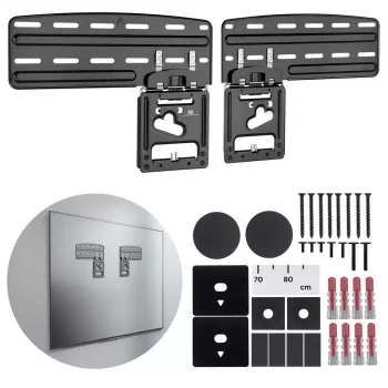 Suporte de TV Maclean, compatível com TVs Samsung QLED, 43-85, máx. 60 kg, MC-806 N