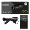 Carregador para e-bike QOLTEC 50332 — saída 36V/42V, 2A, ficha 5,5×2,1 mm
