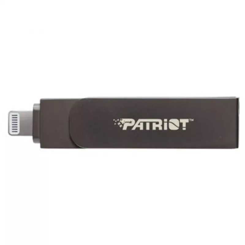 Pen drive Patriot 256 GB USB 3.2 Lightning USB-C preto PI256GSKM30CL