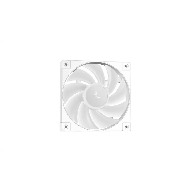 Refrigeração líquida All-in-One DeepCool LT240 White — radiador de 240 mm, 2 ventoinhas PWM de 120 mm (600–2400 rpm), tubos de 41 cm, para LGA1150