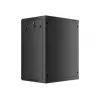 Armário de instalação de parede Lanberg 19'' 15U 600x450mm preto (porta de vidro)