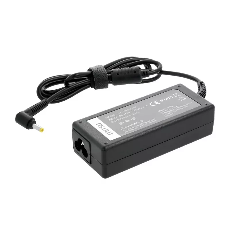Fonte de alimentação MITSU 20V 3,25A para portáteis Lenovo, modelo 5ZM038