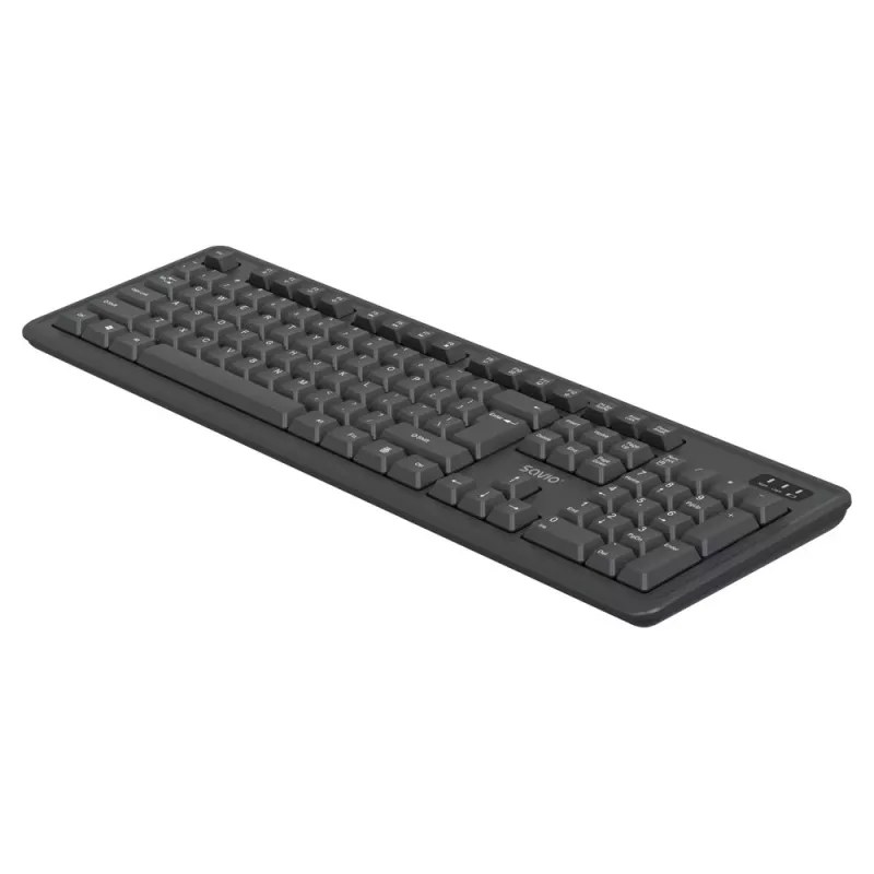 Teclado e rato Savio KB-03 incluídos Home/Office USB QWERTY US inglês preto