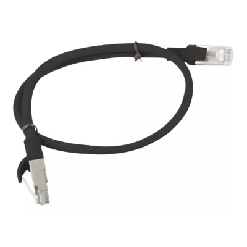 Cabo de rede LANBERG PCU6-10CC-0050-BK RJ45 Cat. 6 UTP 0,5 m preto