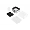 Cozedor de ovos Adler AD 4486 — capacidade para 8 ovos, 800 W, aço acetinado preto com tampa transparente