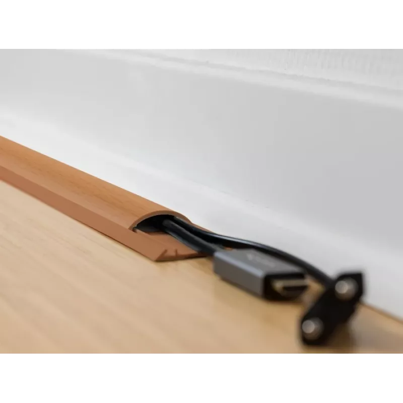 Calha para cabos DeLOCK 20731 autoadesiva 50 x 13 mm efeito madeira
