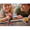 Conjunto de construção LEGO Marvel Super Heroes Capitão América Thanos 76319 — 107 peças, 2 minifiguras, idade 4+