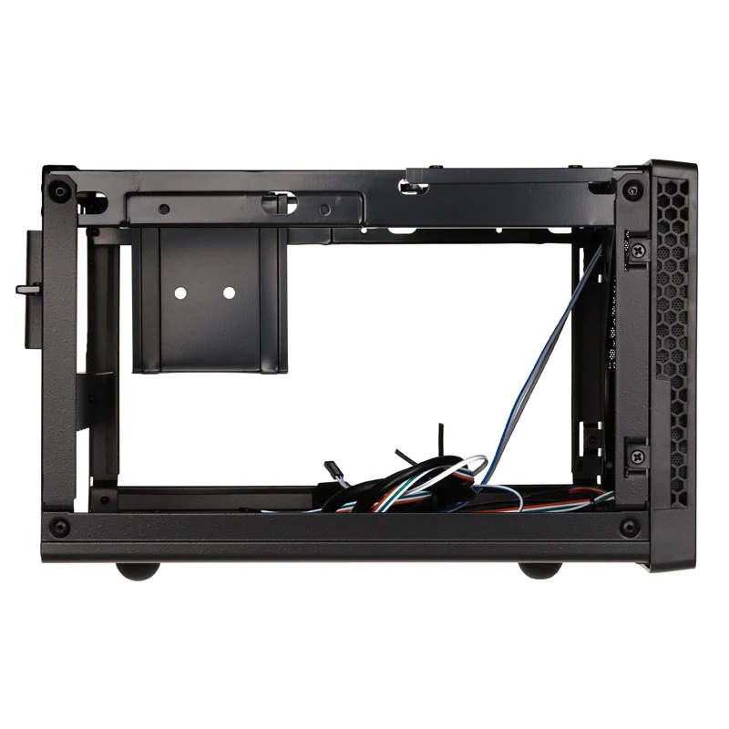SilverStone SUGO 13 - Desktop - Mini-DTX - sem fonte de alimentação (AT / PS/2) - preto - USB/Áudio (SST-SG13B-Q)