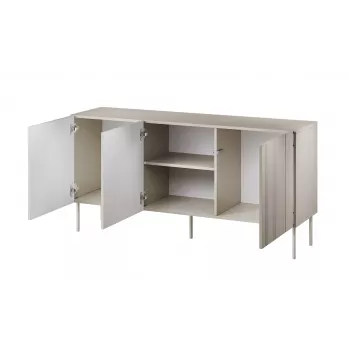 Cómoda cama meble ISLA 1505x400x750 mm, cashmere mate, aglomerado